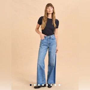 La Ligne Isadora Wide Leg Jeans